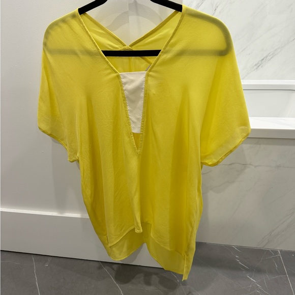 MASON | Chiffon Color Block Top - Picture 2 of 9
